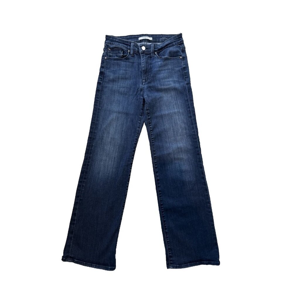 Fidelity Denim Katie High Rise‎ Flare Jeans Womens 24 x 30 Blue Comfort Stretch